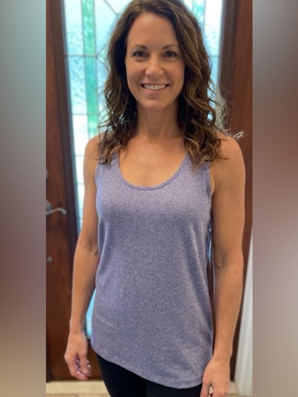 LYSSE sleeveless Ultmarine tunic tank top XL